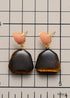 Boho Earrings, Dangle Earrings, Amythyst Tiger Eye